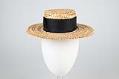 Image of Woman's straw boater,  ca. 1895